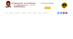 Desktop Screenshot of furqaanacademy.org